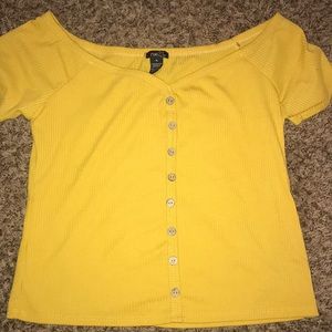 rue 21 yellow blouse